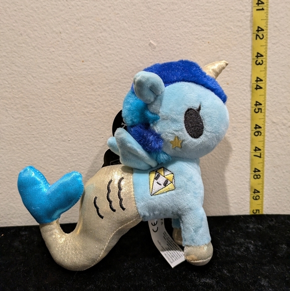 Tokidoki Blue and Gold Plush with Star Detail - Picture 2 of 8